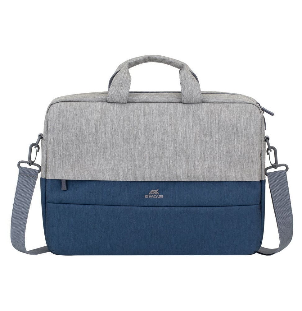 Sacoche Rivacase Prater 7532 Gris Bleu foncé pour ordinateurs portables 15,6" (RIVA 7532)