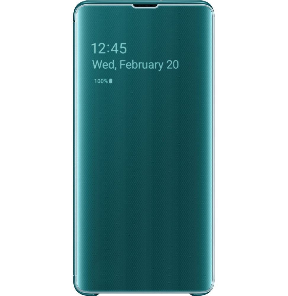 Samsung Galaxy S10+ Clear View Cover Pakistan Green (EF-ZG975CGEGWW)