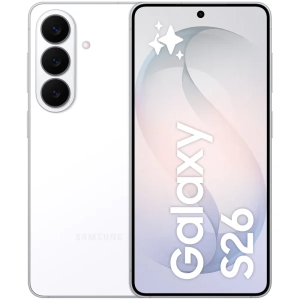 Samsung Galaxy S26 6.3″ (12Go / 256Go) - 5G Dual SIM Blanc (SM-S942BZWOMWD)