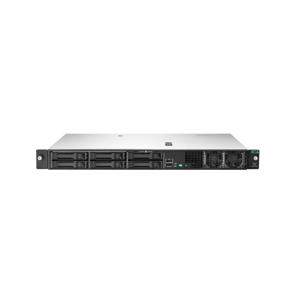 Serveur HPE ProLiant DL20 Gen10 Plus E-2314 2.8 GHz 4 cœurs 1 Processeur 16GO-U 4 lecteurs SFF - Alimentation redondante 500 W