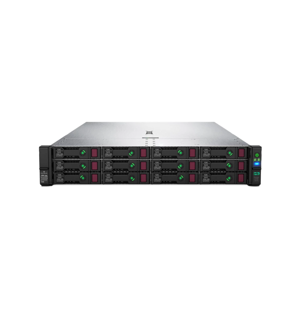 Serveur HPE ProLiant DL380 Gen10 4214R 2,4 GHz, 12 cœurs, monoprocesseur 32 Go-R MR416i-a 8 lecteurs compacts BC