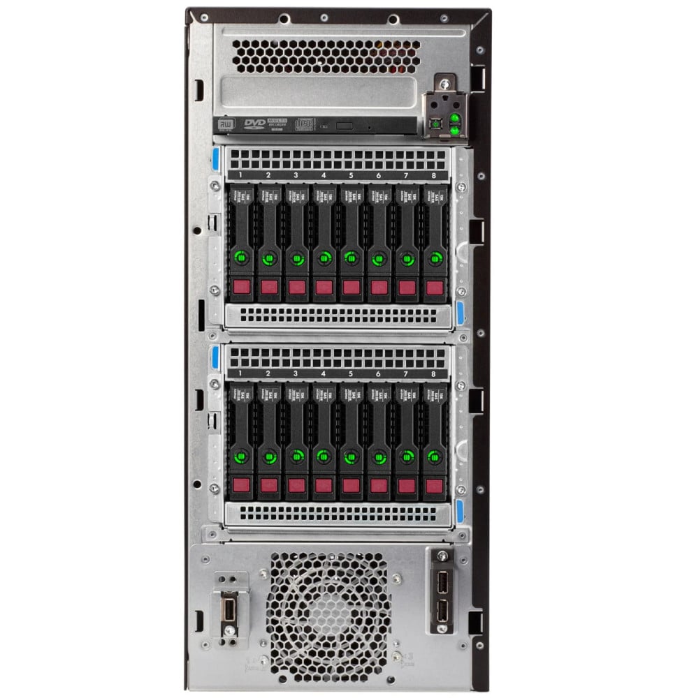 Serveur HPE ProLiant ML110 Gen10 4208 monoprocesseur 16 Go-R S100i 8 disques à petit facteur de forme 1x800W (P21440-421) – Image 5