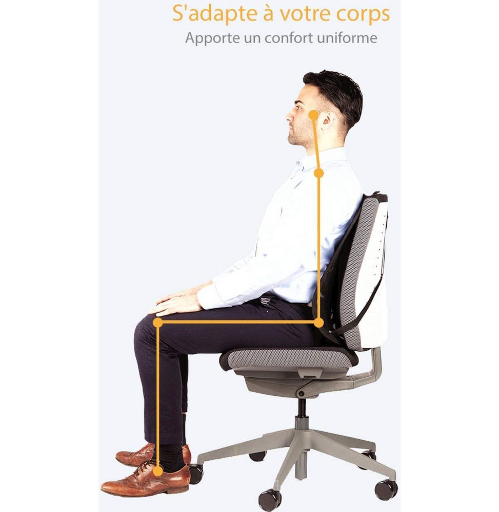 Support dorsal en maille Fellowes Office Suites™ (9191301) – Image 2
