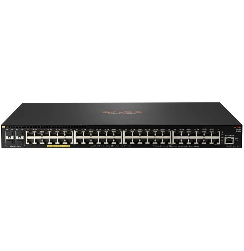 Switch Administrable Aruba 2930F 48G PoE+ 4SFP+ 740 W (JL558A)