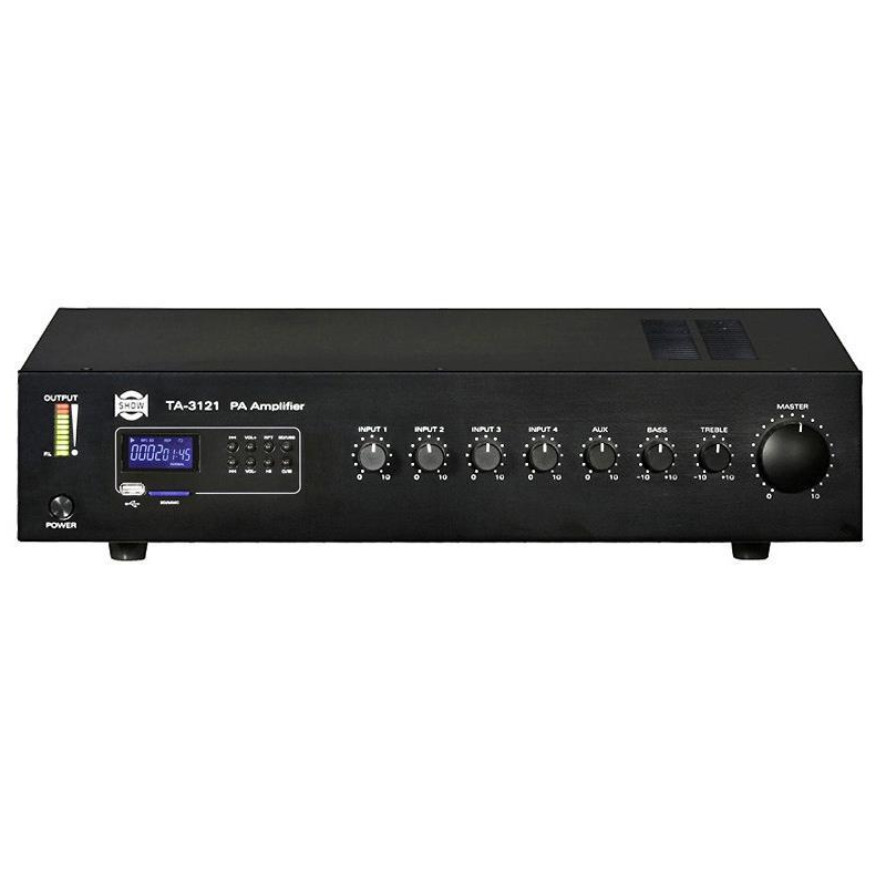 Amplificateur de Sonorisation Professionnel + Mélangeur Mixeur Multiplexé 120 W RMS