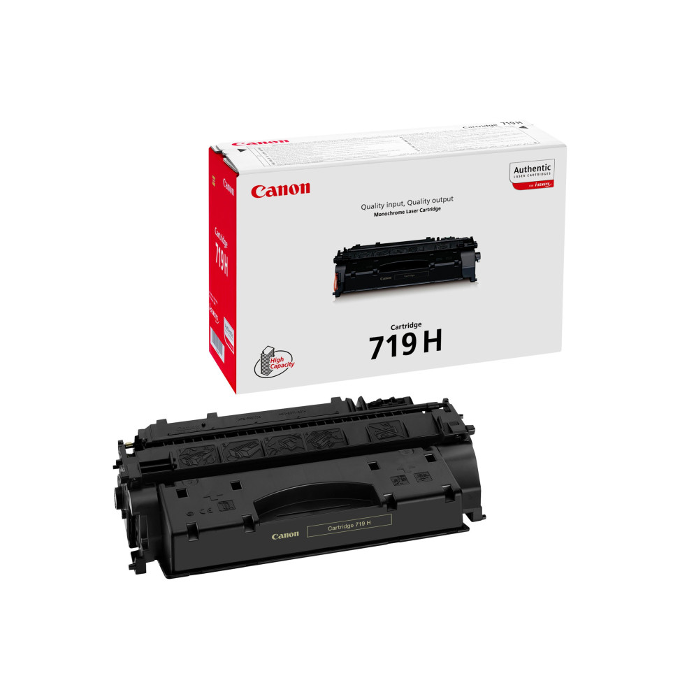 Canon 719H Noir - Toner Canon d'origine (3480B002AA)