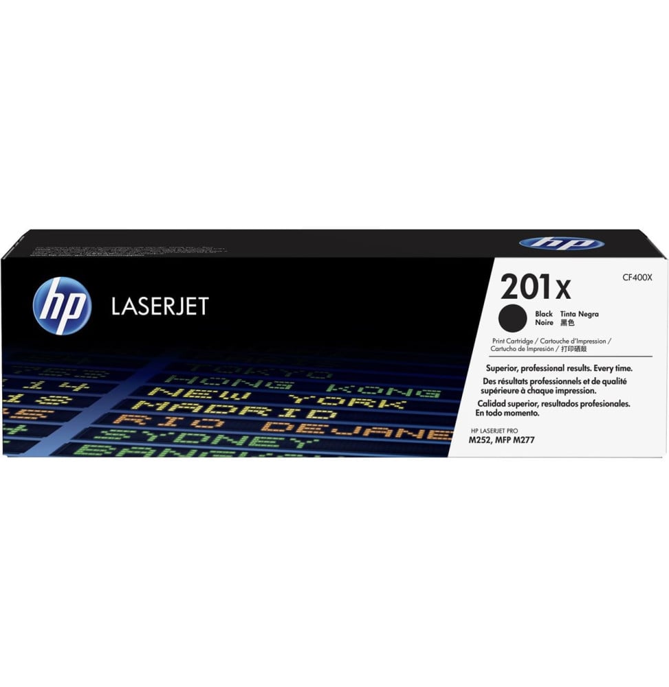 HP 201X Noir (CF400X) - Toner grande capacité HP LaserJet d'origine