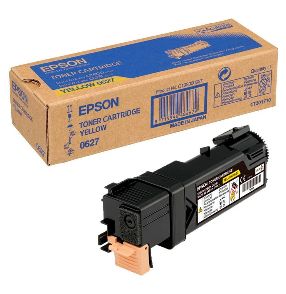 Epson 0627 Jaune - Toner Epson d'origine (C13S050627)