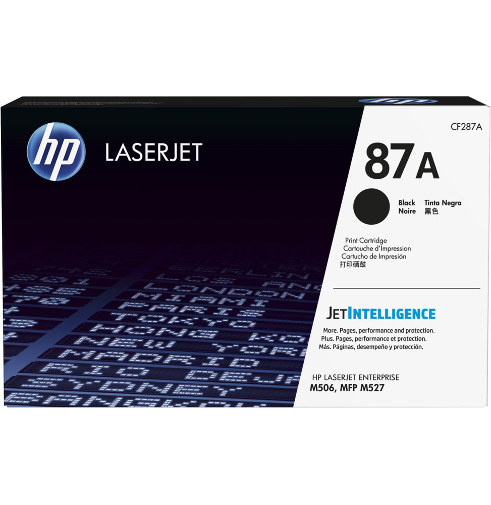 HP 87A Noir (CF287A) - Toner HP LaserJet d'origine